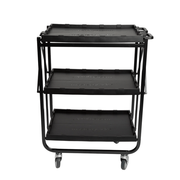FoldPro collapsible utility cart rotating to show all angles