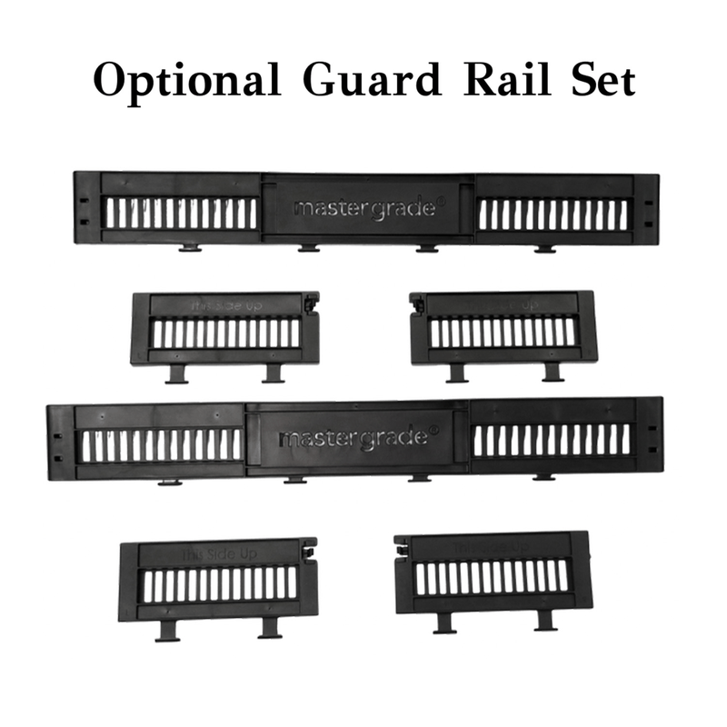 FoldPro guardrail set available in black or orange